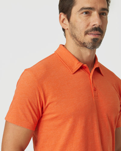 Classic Polo - Burnt Orange Heather