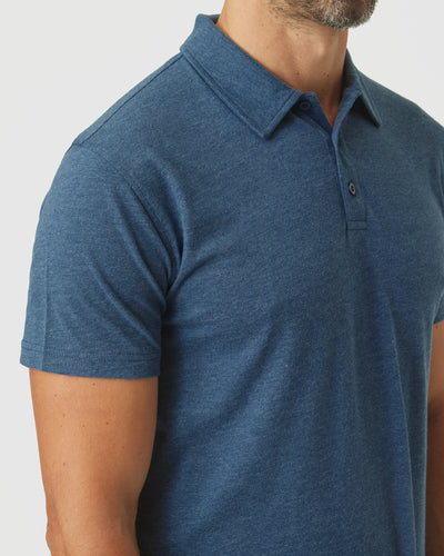 Classic Polo - Deep Sea Blue Heather