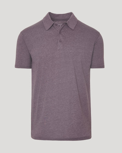 Classic Polo - Dark Heather Amethyst