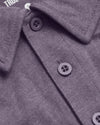 Dark Heather Amethyst Short Sleeve Polo