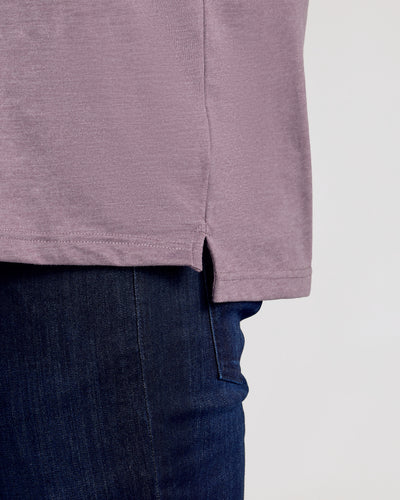 Classic Polo - Dark Heather Amethyst