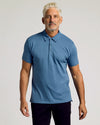 Fiord Classic Polo on male model, short-sleeve, button-up style.
