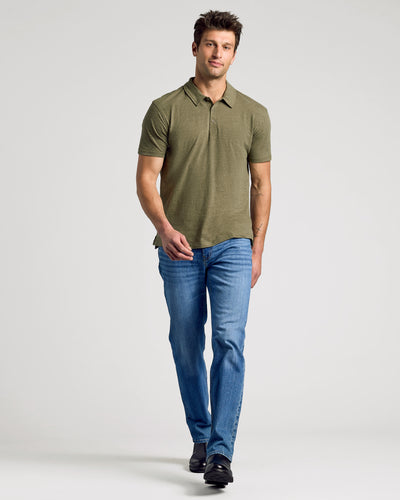 Classic Polo - Heather Military Green
