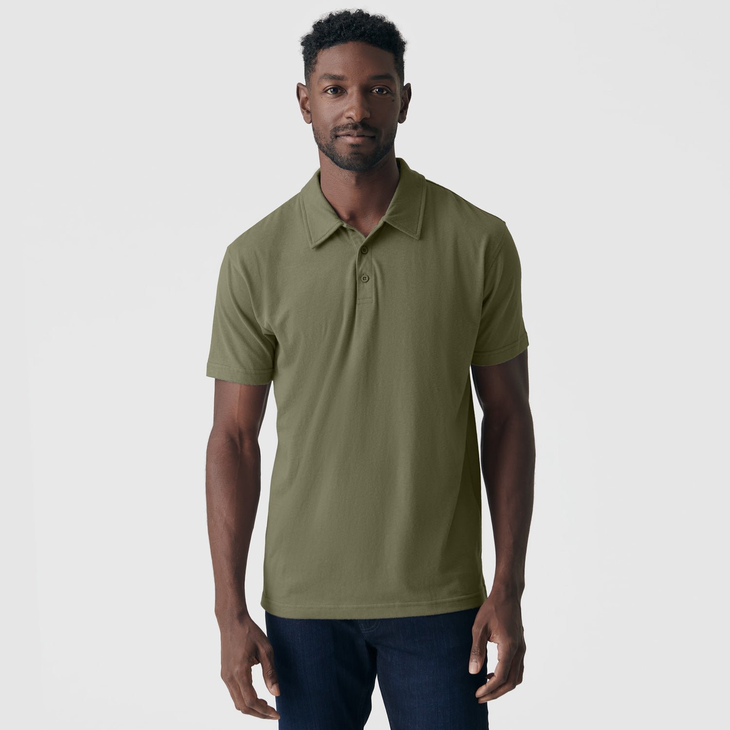 Deep Green Short Sleeve Polo 3-Pack
