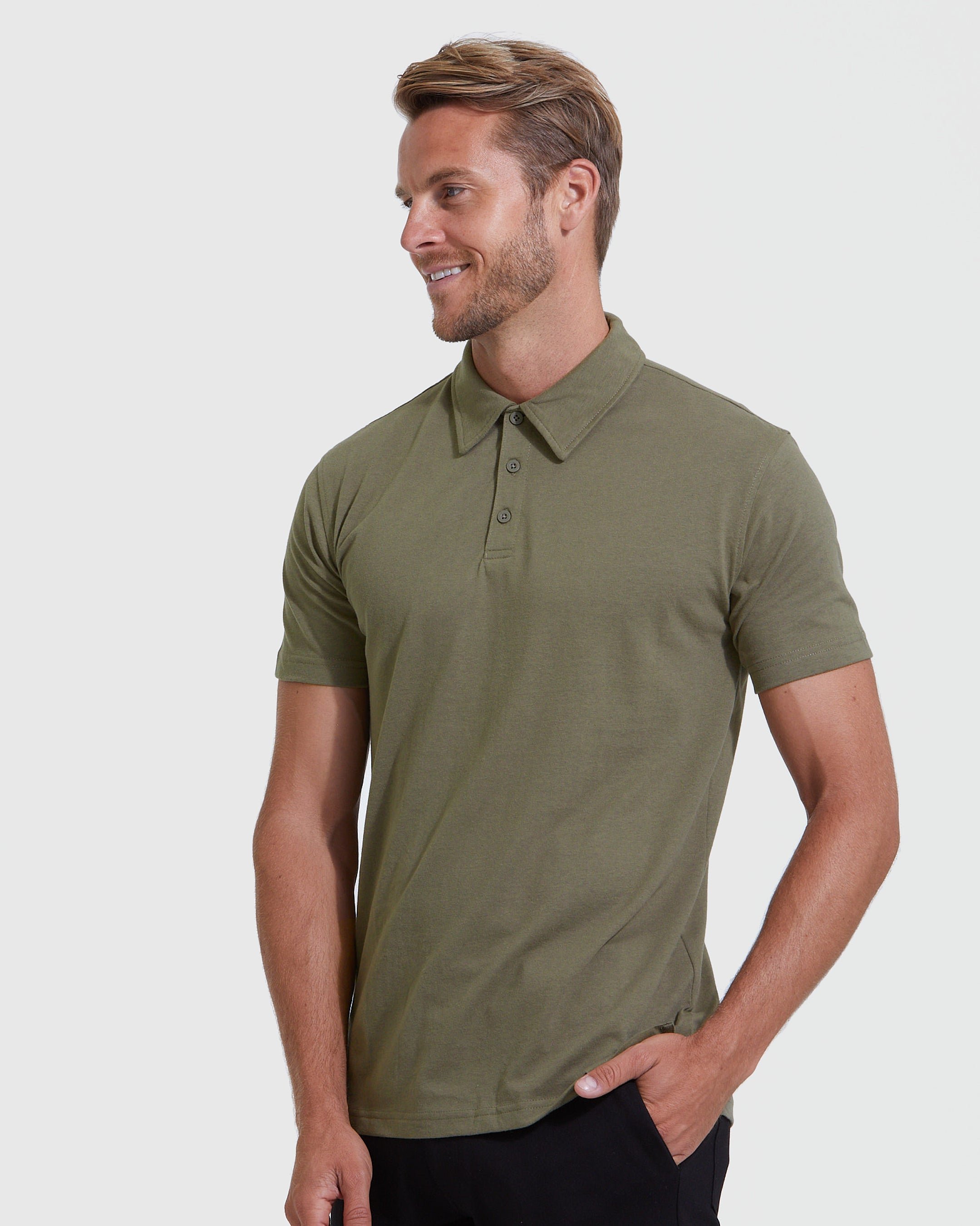 Green Polo 3-Pack