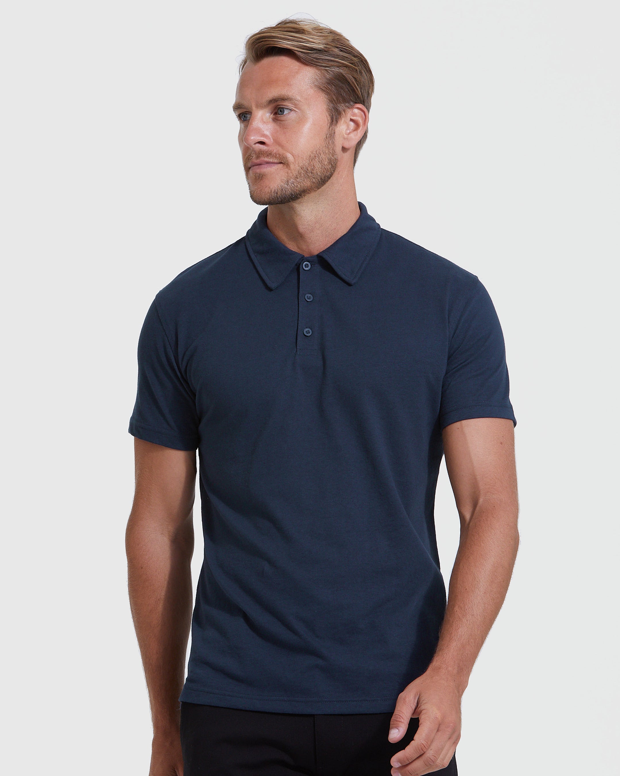 All Navy Polo 3-Pack