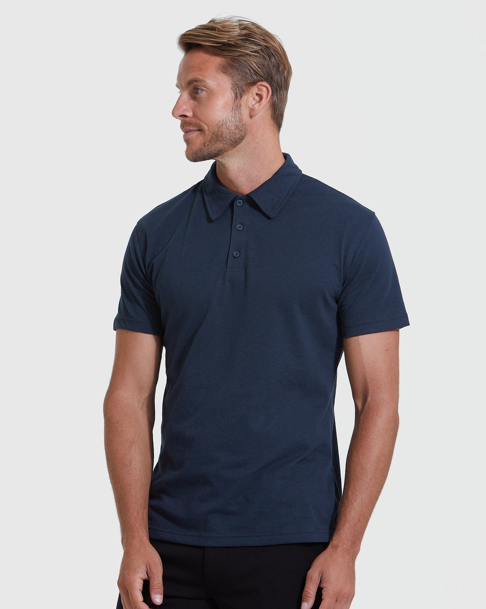 Stafford Polo in Navy main image 0