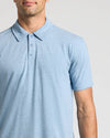 Heather Indigo Classic Polo