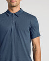 Heather Navy Classic Polo