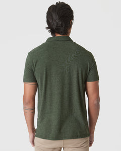 True ClassicRacing Green Heather Polo