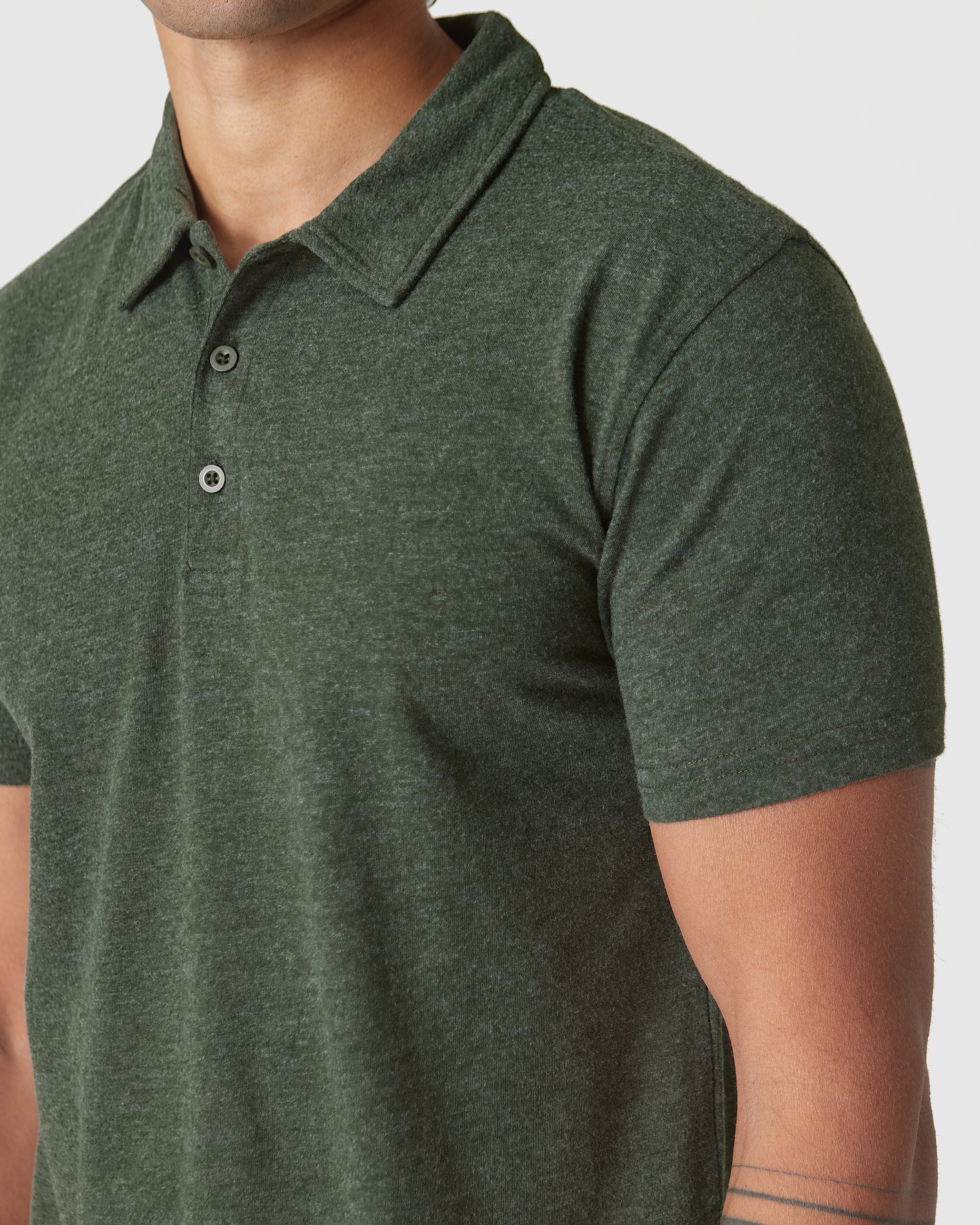 Racing Green Heather Polo