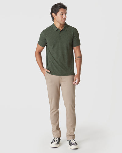 Classic Polo - Racing Green Heather