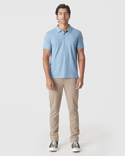 Classic Polo - Sky Blue Heather