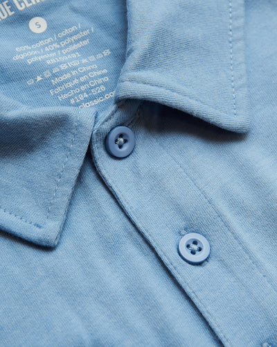 Classic Polo - Sky Blue Heather
