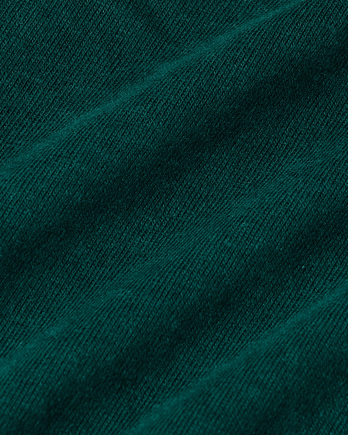 Viridian Classic Polo fabric macro shot showing knit texture.
