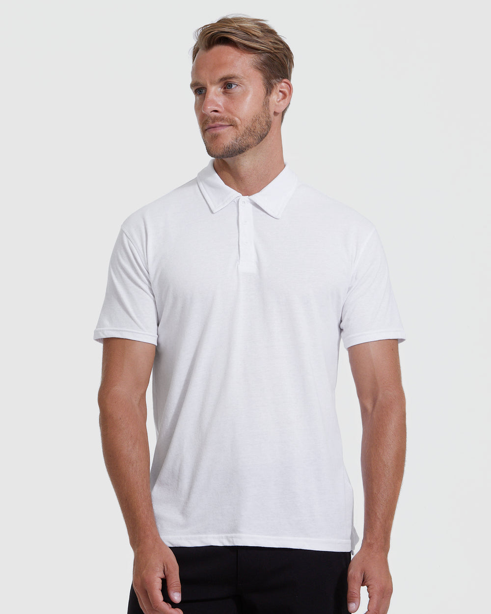 All White Polo 3-Pack