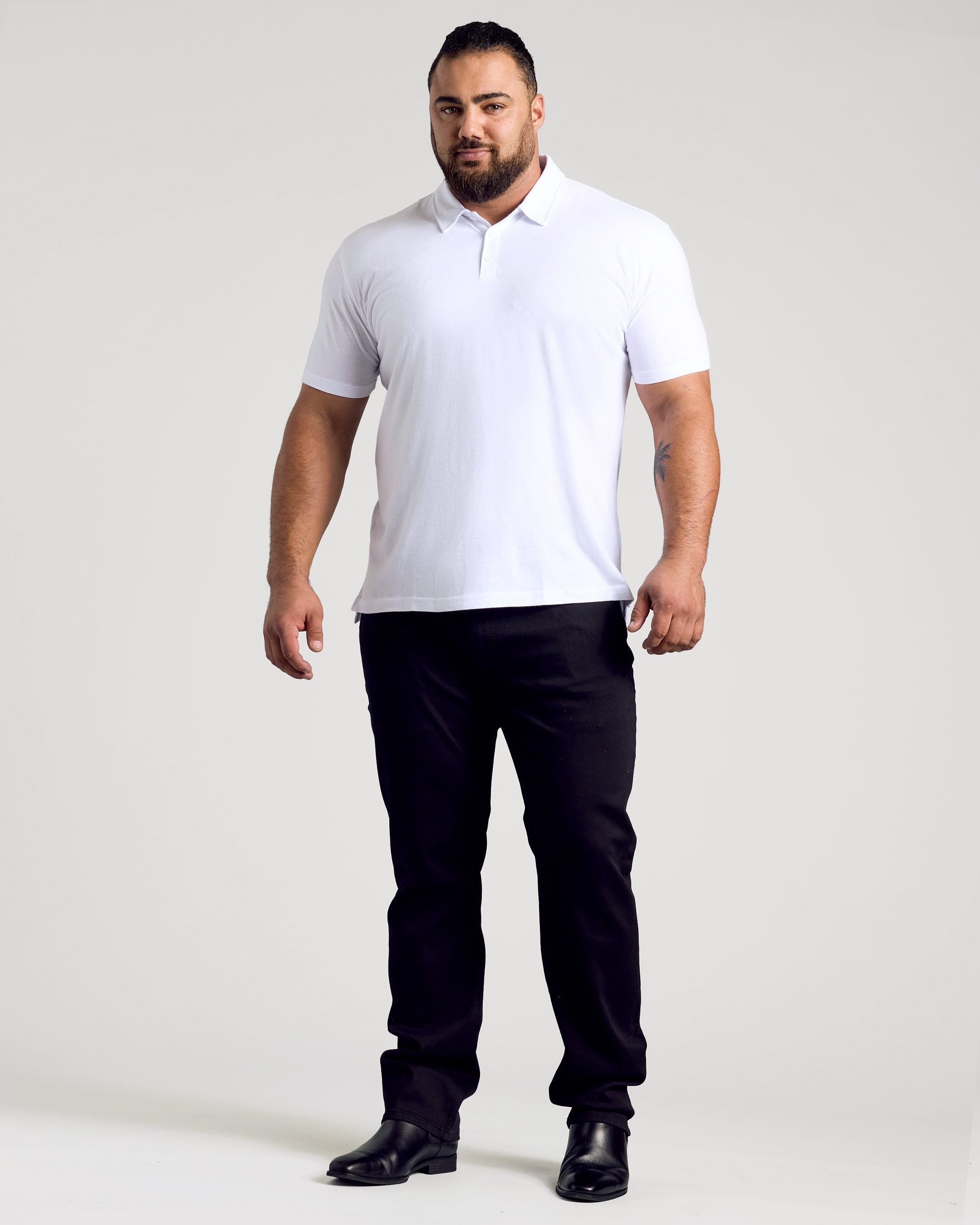 White Classic Polo – True Classic