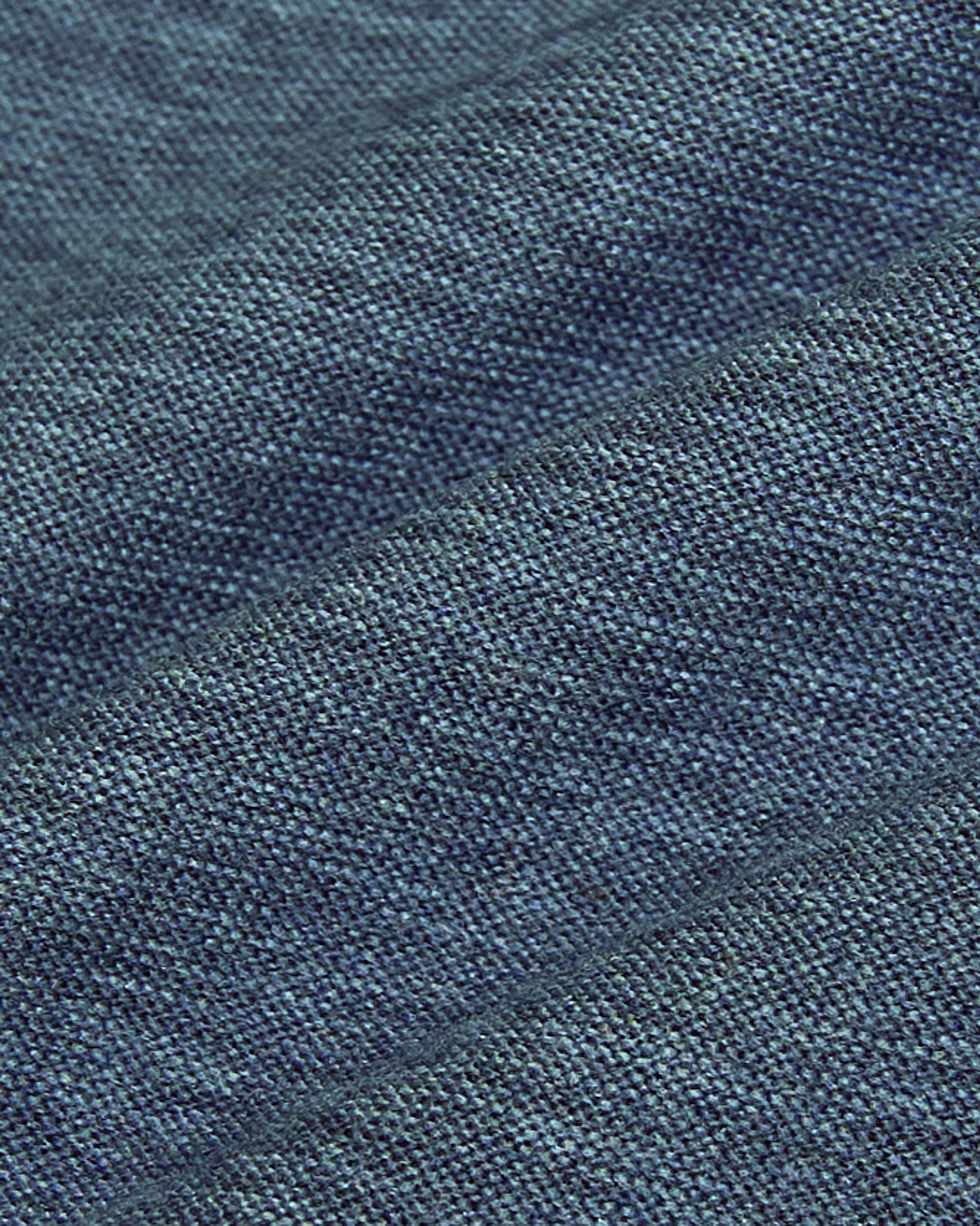 Baltic Active Crew Neck Tee, close-up of blue-gray woven fabric.