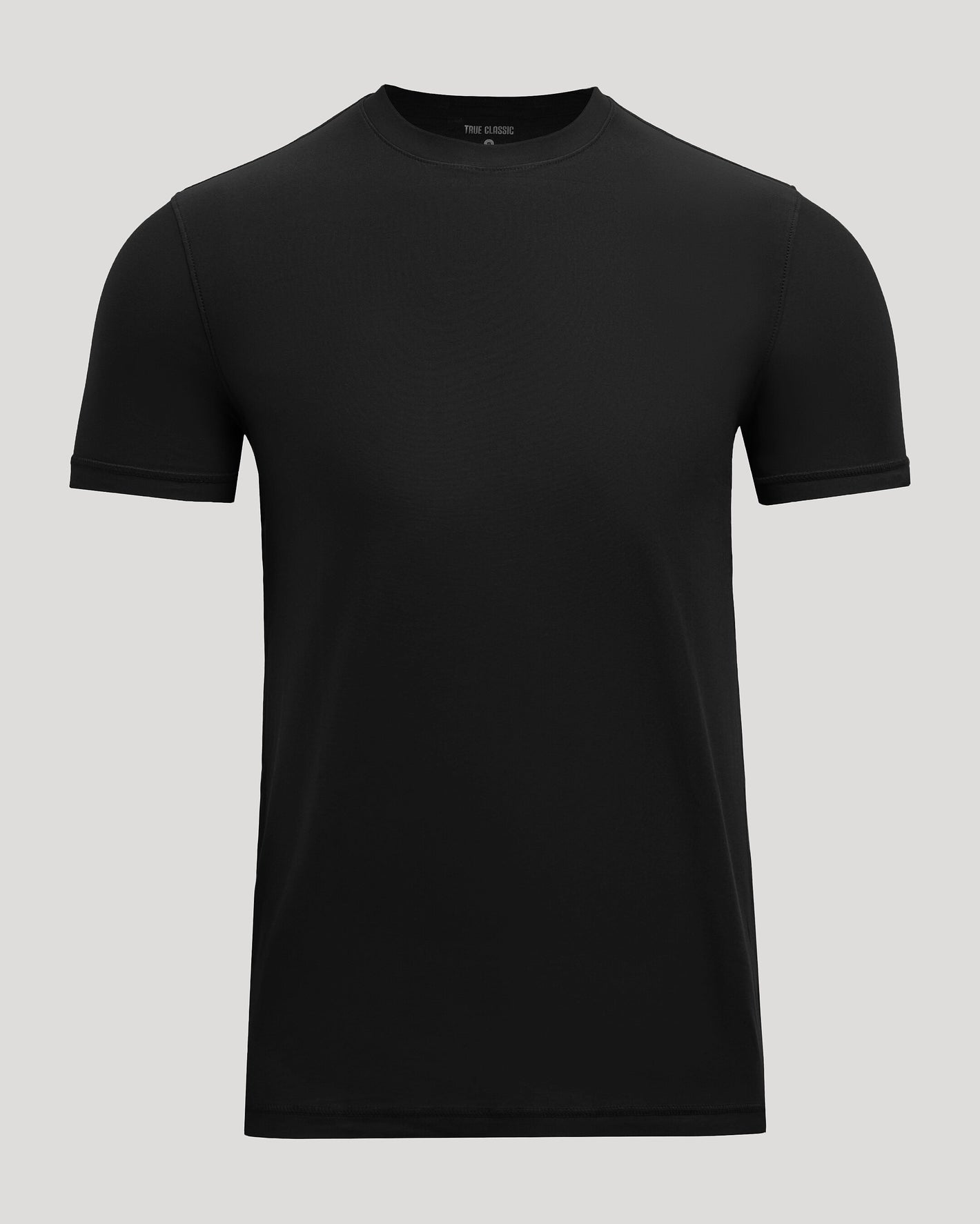 Black Active Crew Neck Tee