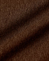 Cedar Active Tee's brown woven texture, showcasing fine threads and gentle folds.