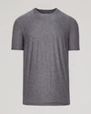Heather Cocoa Active Crew Neck Tee