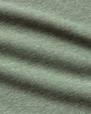 Heather Juniper Active Crew Neck Tee fabric close-up, showcasing its textured weave.
