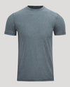 Heather Navy Active Crew Neck Tee