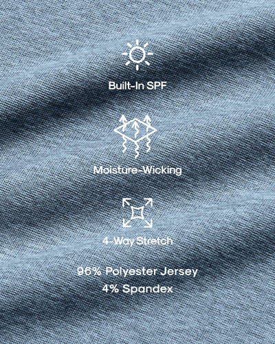 Col rond actif - Heather Azul