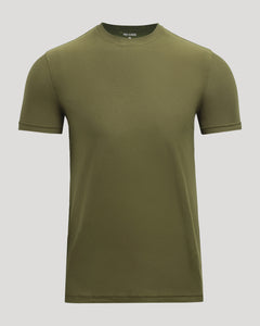 True ClassicMilitary Green Active Crew Neck Tee