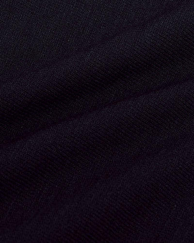 Black Short Sleeve Sweater Polo