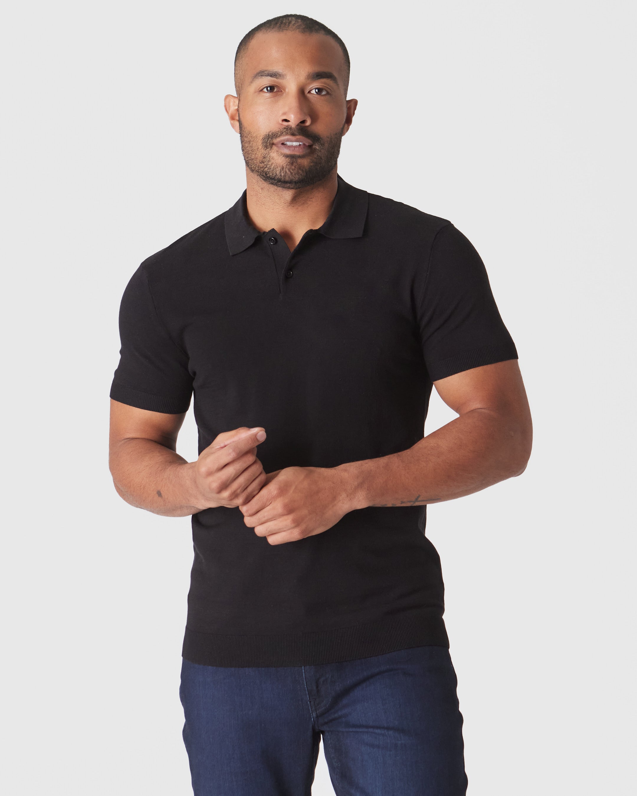 Core Short Sleeve Sweater Polo 3-Pack