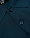 Centurion Short Sleeve Sweater Polo with ribbed collar and button placket.