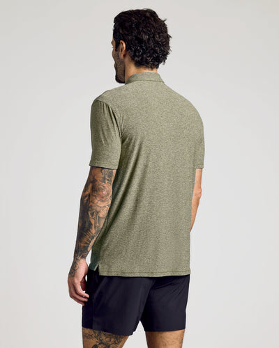 Polo actif - Heather Military Green