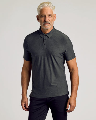 Active Polo 1.0 - Charcoal Heather Gray
