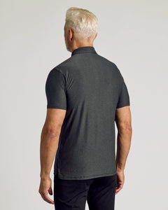 True ClassicCharcoal Heather Gray Active Polo