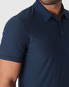 Dark Heather Cadet Active Polo 2.0