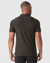 Dark Heather Cocoa Active Polo 2.0