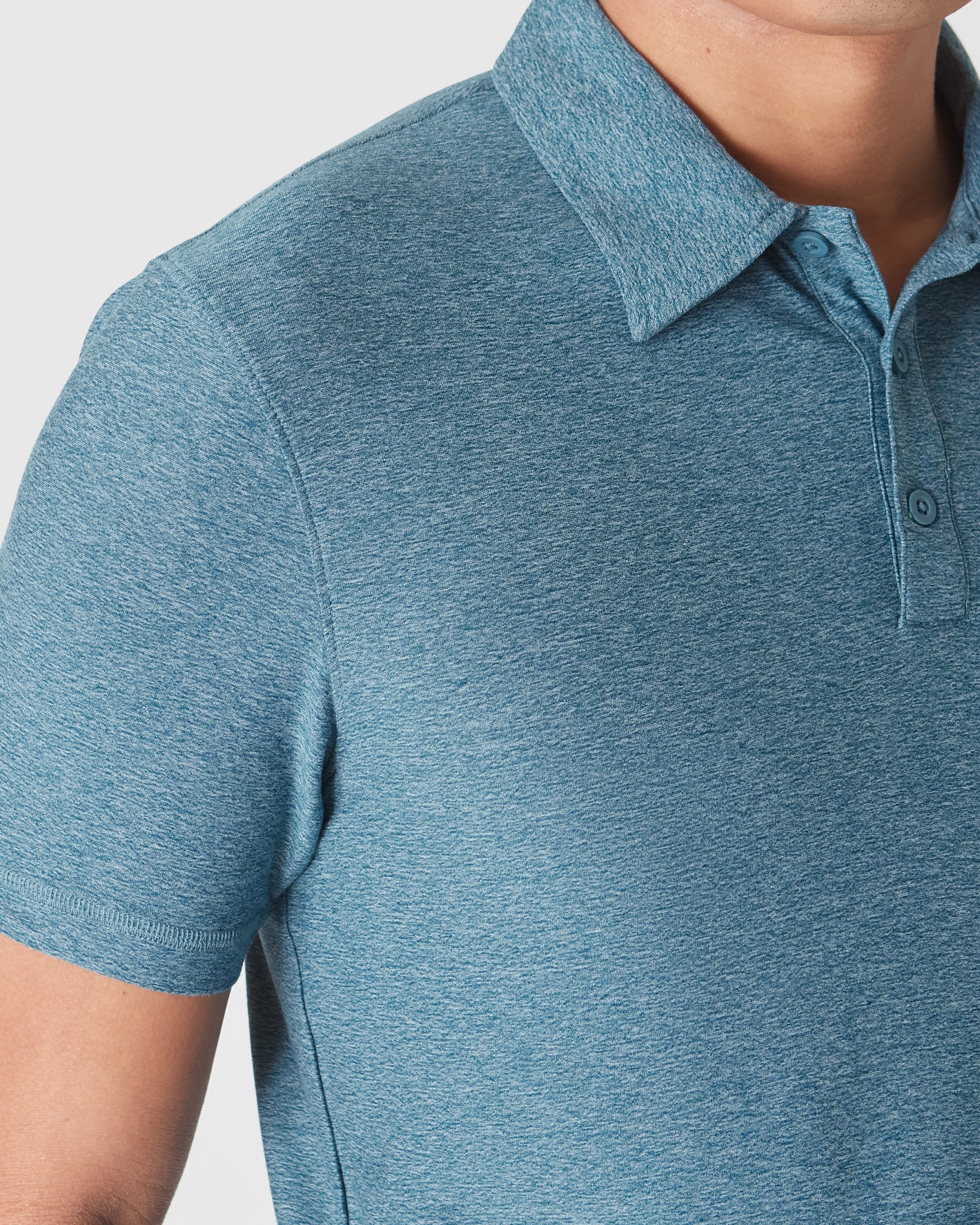 Heather Centurion Short Sleeve Active Polo