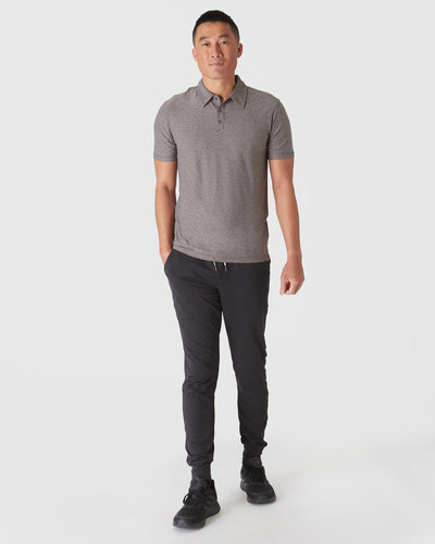 Polo Activo - Heather Cocoa