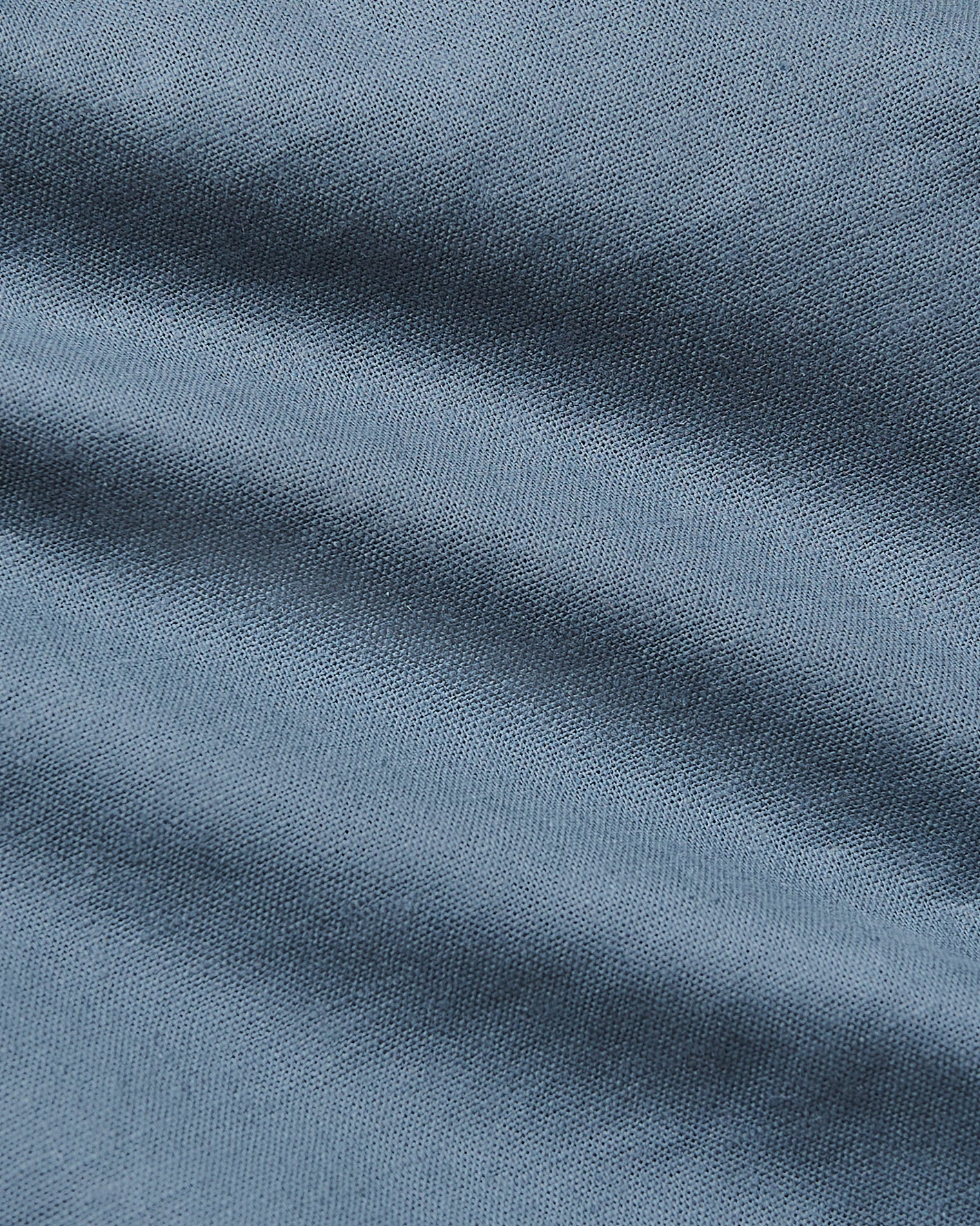 Fiord Short Sleeve Linen Shirt close-up showcasing knit fabric detail.