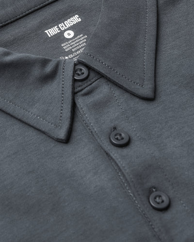 Premium Pima Polo - Carbon