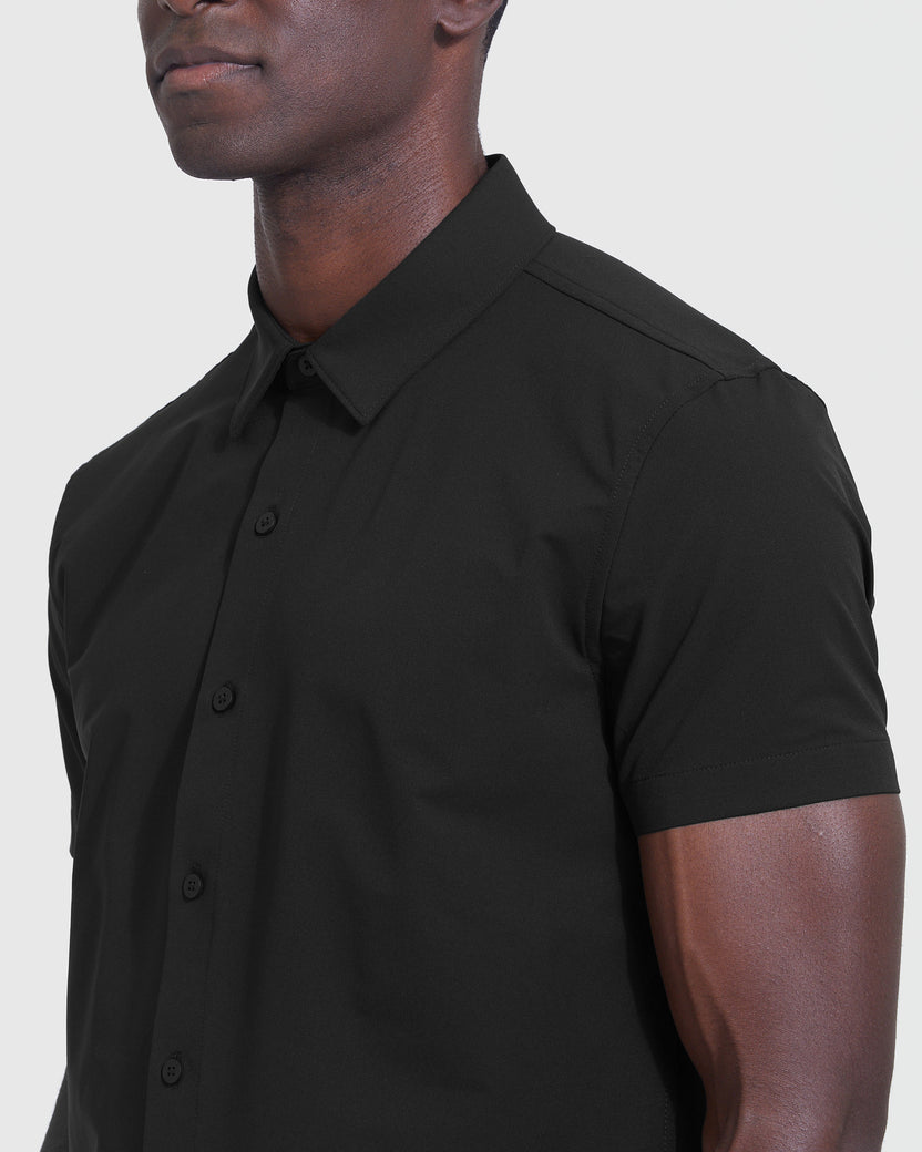 Black Casual Long Sleeve Shirt 43841