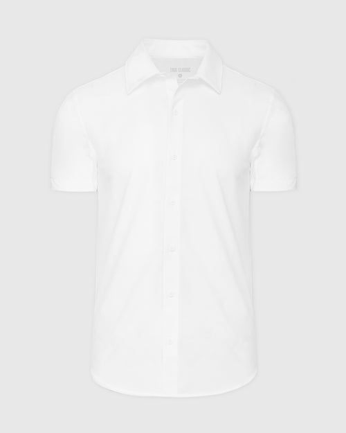 White Commuter Short Sleeve Shirt