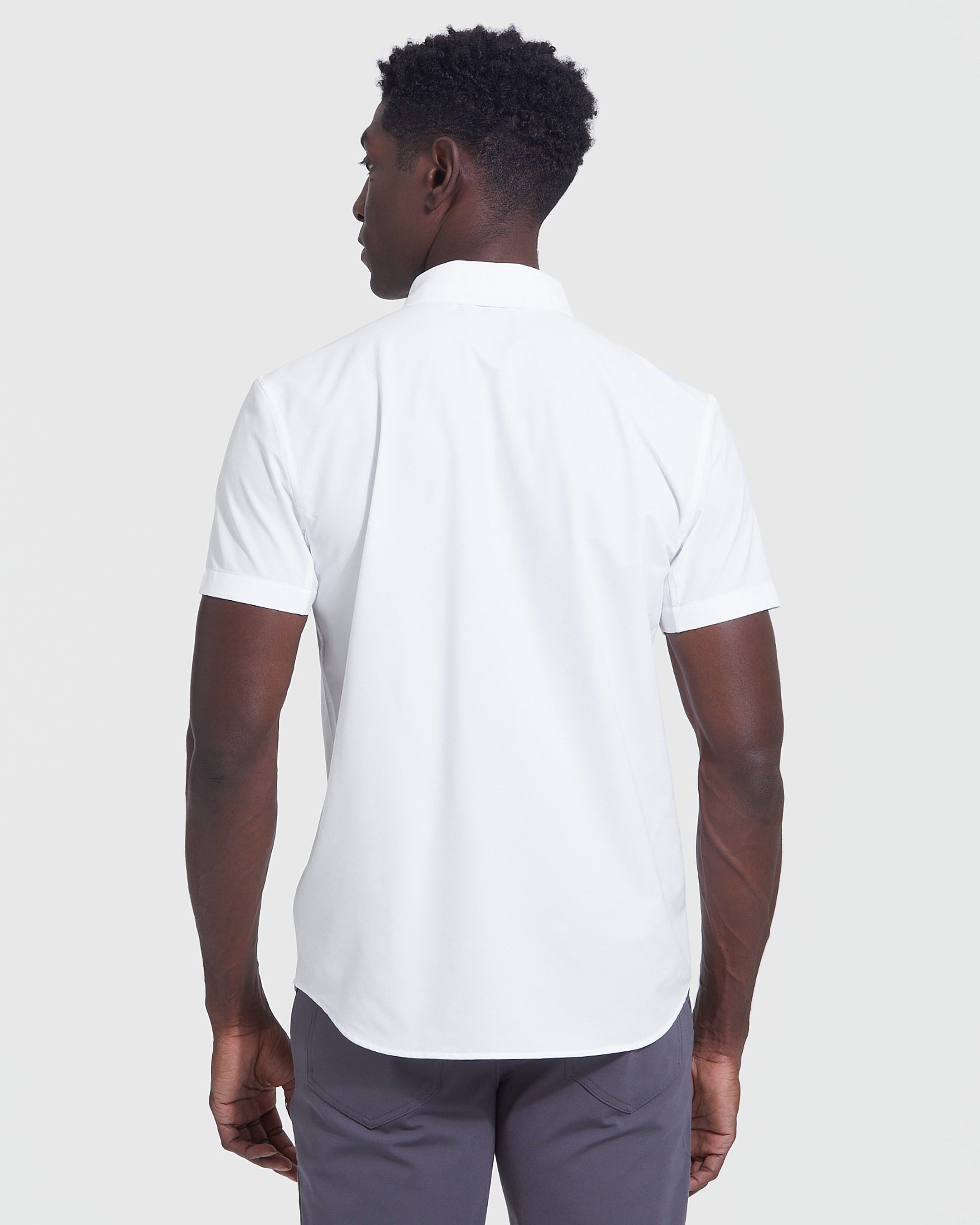 White Commuting Boxy Short Sleeve main image 1