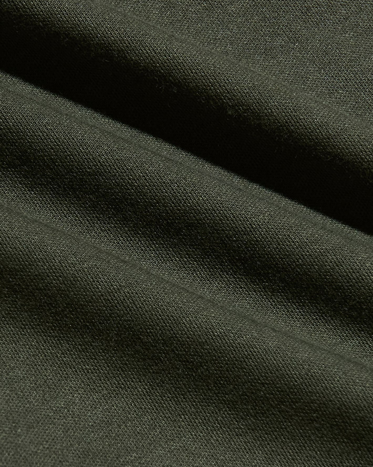All Grove Pima Cotton Blend Curved Hem Crew's textured fabric close-up.