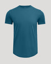 Lagoon Premium Pima Crew Curved Hem T-shirt, tailored and silky-smooth.