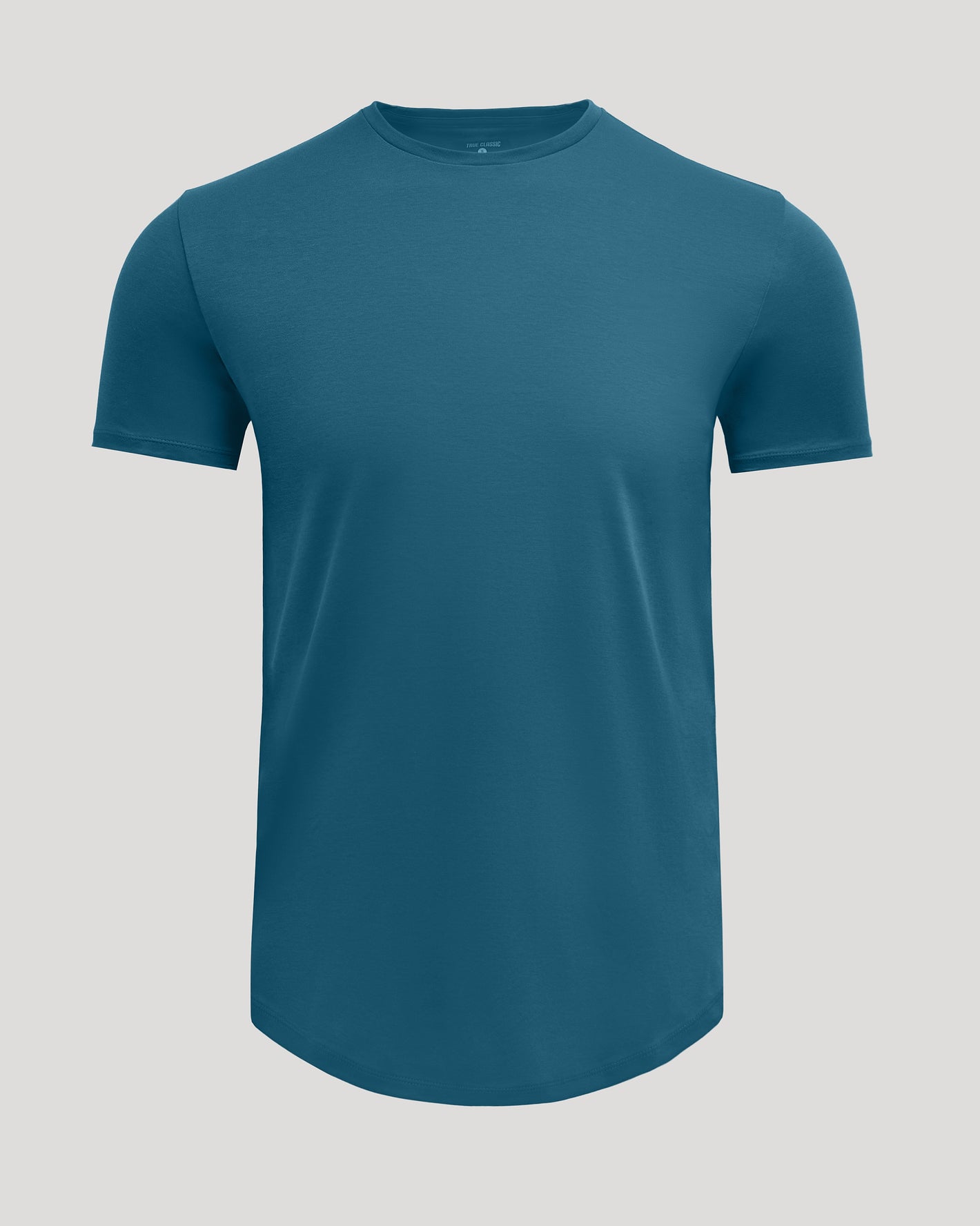 Lagoon Premium Pima Crew Curved Hem T-shirt, tailored and silky-smooth.
