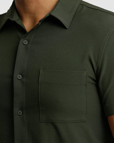 Short Sleeve Ripstop Commuter Shirt - Olive