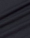Black Active Mesh Crew 6-Pack, textured, breathable ripstop fabric, close-up folds.