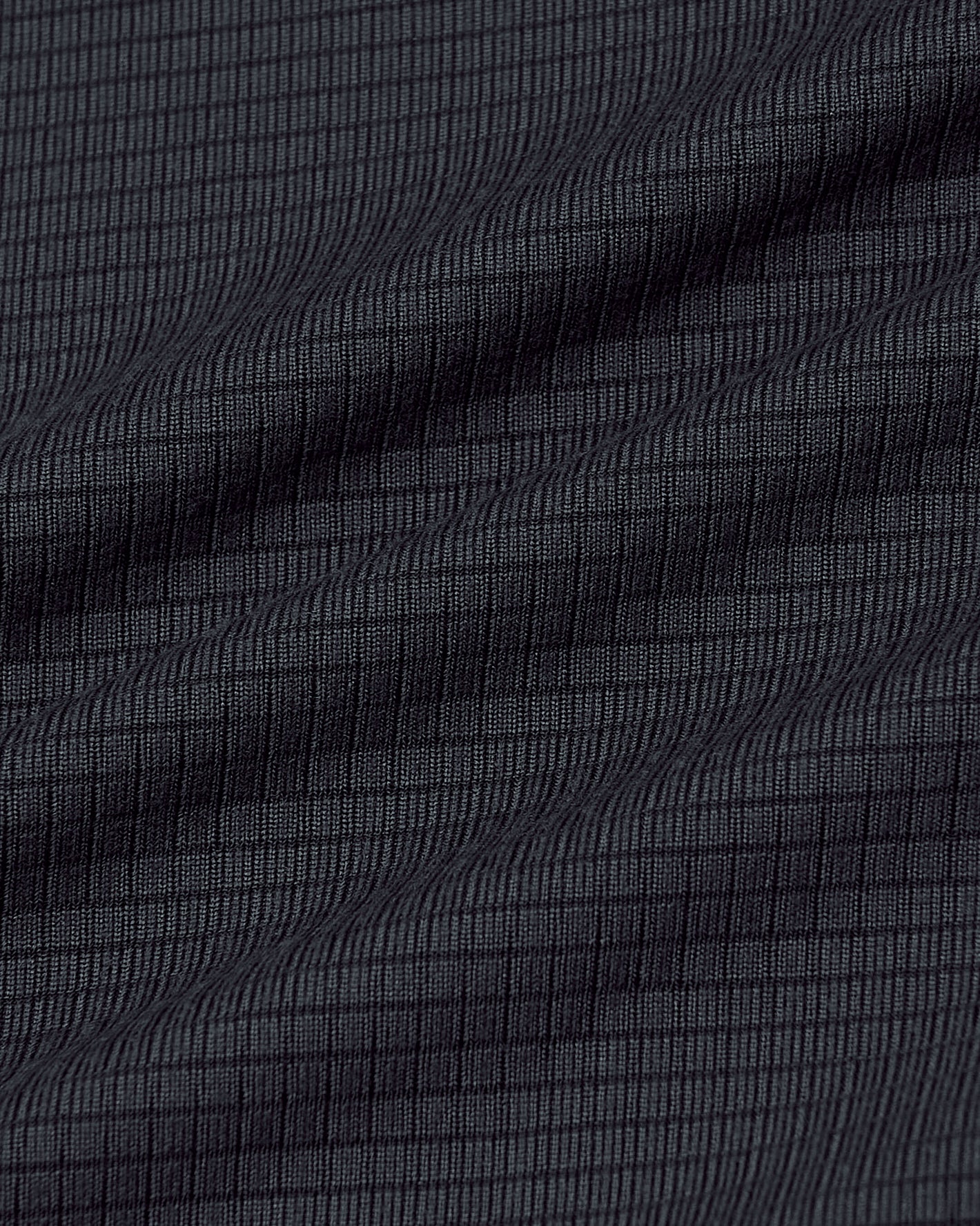 Black Active Mesh Crew 6-Pack, textured, breathable ripstop fabric, close-up folds.